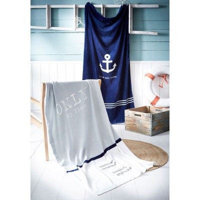 Drap serviette de plage -...