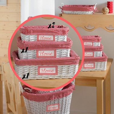 Ensemble de 4 paniers - 3...
