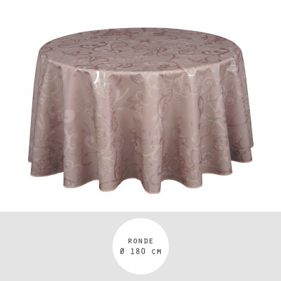 Nappe - Toile cirée ronde -...