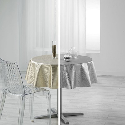 Nappe - Toile cirée ronde -...
