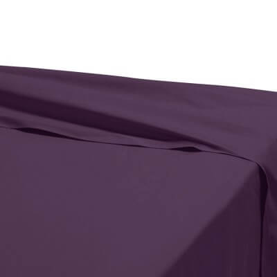 Drap plat - 240 x 310 cm - 100% coton - 57 fils - France