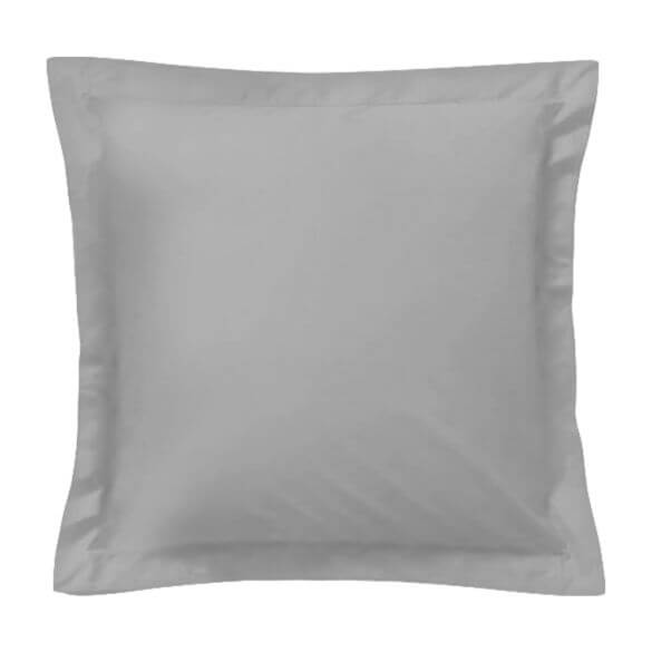 Taie d'oreiller carrée 65x65 cm 100% percale de coton uni 80 fils/cm2