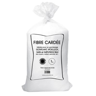 Balle de fibre - Anti-acarien - 1 kg