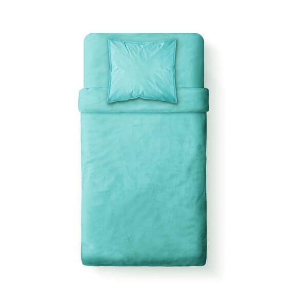Housse de couette unie - 140 x 200 cm - 100% coton - Différents coloris Housse de couette unie - 140 x 200 cm - 100% coton - Différents coloris