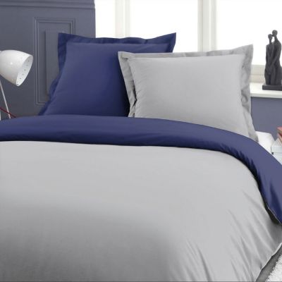 Housse de couette - 220 x 240 cm + taies - Barboncino - Bicolore - Différents coloris
