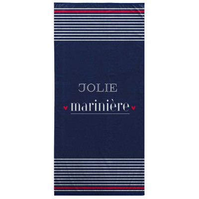 Drap serviette de plage -...