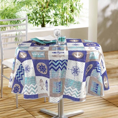 Toiles cirées rondes Nappes PVC rondes Ø 160 cm, 180 cm, design