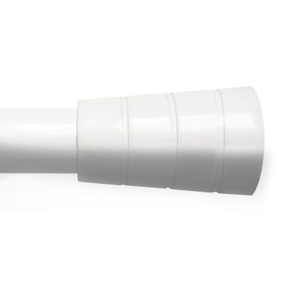 Tringle à rideaux extensible - 120 à 210 cm - Cordoba - Blanc