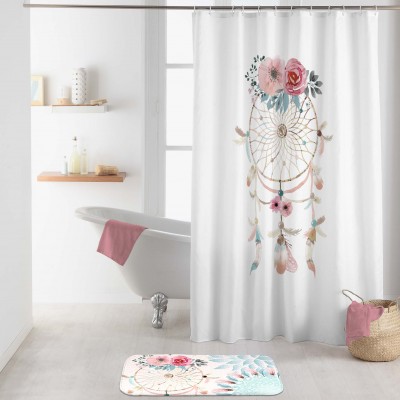 Rideau douche - Crochets -...