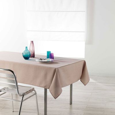 Nappe rectangle - 140 x 250 cm - Chambray enduit - Newton - Différents coloris
