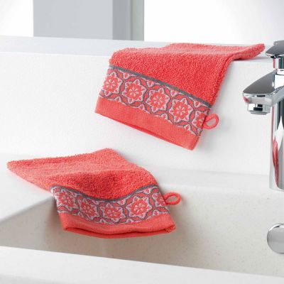 Lot de 2 gants - 15 x 21 - Éponge - Adélie - Différents coloris