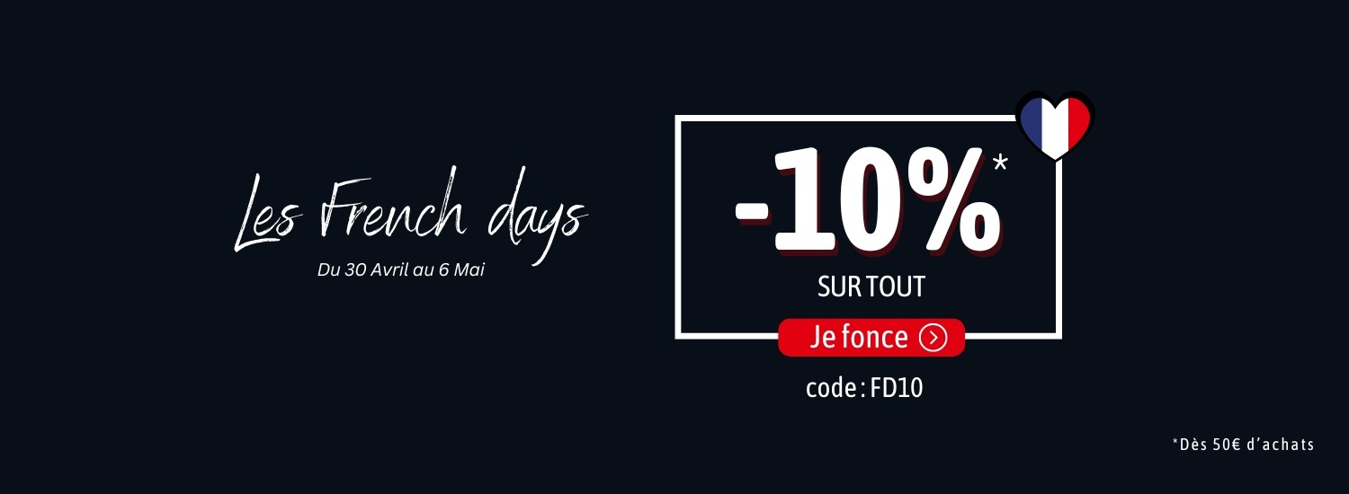 French days : -10% sur tout